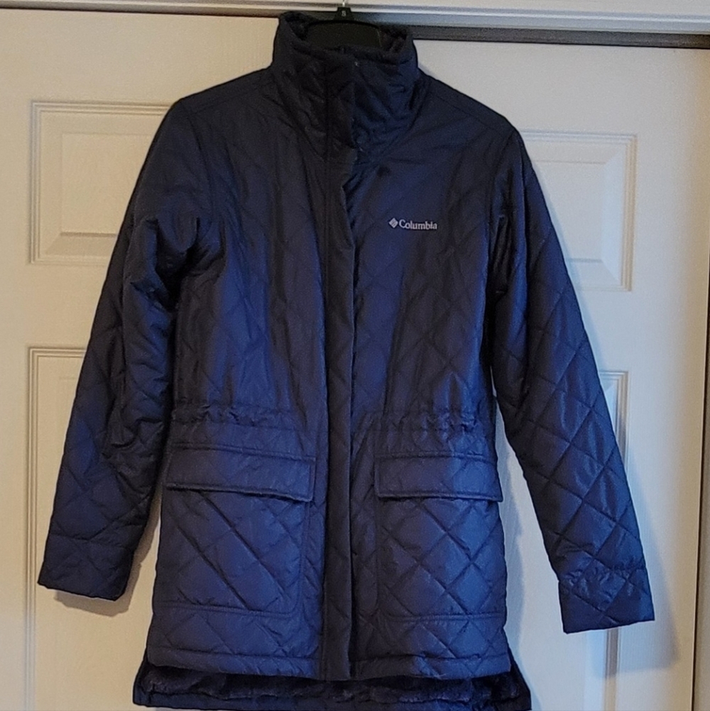 Columbia Quilted Blue Jacket-NWOT